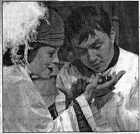 Алла Баринова (Дама) и Фарит Халяпов (Наполеон)